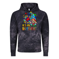 Cloud Black it's ok to be different autism gnome Vintage Hoodie - Zillion Design Studio