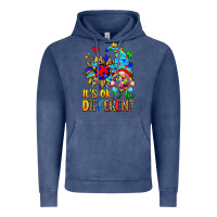 Vintage Denim it's ok to be different autism gnome Vintage Hoodie - Zillion Design Studio
