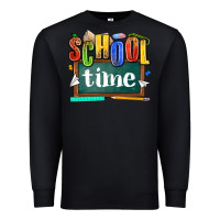 Black school time Premium Sweatshirt - NancyCooperArtShop