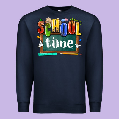 School Time Premium Sweatshirt Designed By Nancycooperartshop