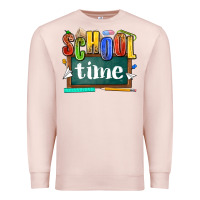 Pale Pink school time Premium Sweatshirt - NancyCooperArtShop