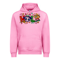 Fuchsia Pink Hola Cinco De Mayo Urban Hoodie - NancyCooperArtShop