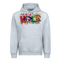 Heather Grey Hola Cinco De Mayo Urban Hoodie - NancyCooperArtShop