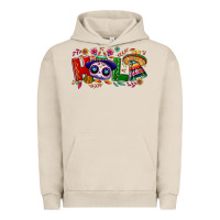 Pigment French Oak Hola Cinco De Mayo Urban Hoodie - NancyCooperArtShop