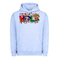 Pigment Grape Ice Hola Cinco De Mayo Urban Hoodie - NancyCooperArtShop