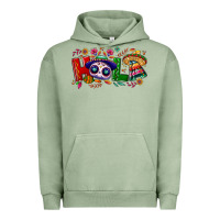 Pigment Oil Green Hola Cinco De Mayo Urban Hoodie - NancyCooperArtShop