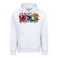 White Hola Cinco De Mayo Urban Hoodie - NancyCooperArtShop