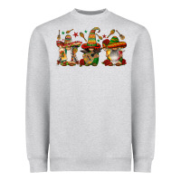 Heather Grey mexican gnomies Heavyweight Sweatshirt - FaDigitalArtStudio