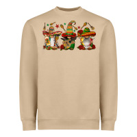Mushroom mexican gnomies Heavyweight Sweatshirt - FaDigitalArtStudio