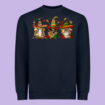 Mexican Gnomies Heavyweight Sweatshirt Designed By Fadigitalartstudio