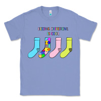 Colony Blue Titi Pretty Art Being Different Is Cool Classic Tee - CowhideDigitalArt
