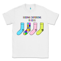 White Titi Pretty Art Being Different Is Cool Classic Tee - CowhideDigitalArt
