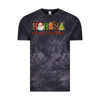 Cloud Black hohoho merry christmas santa coffee cup tree cooki Vintage Tee - FaDigitalArtStudio