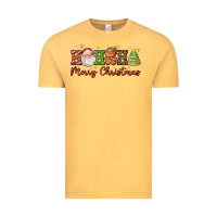 Vintage Mustard hohoho merry christmas santa coffee cup tree cooki Vintage Tee - FaDigitalArtStudio