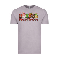 Vintage Zinc hohoho merry christmas santa coffee cup tree cooki Vintage Tee - FaDigitalArtStudio
