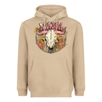 Mushroom bullskull mama Heavyweight Hoodie - NancyCooperArtShop