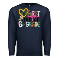 Navy my first day of 6th grade Premium Sweatshirt - NancyCooperArtShop