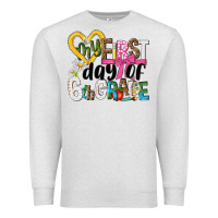 Oatmeal Heather my first day of 6th grade Premium Sweatshirt - NancyCooperArtShop