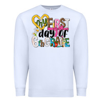 White my first day of 6th grade Premium Sweatshirt - NancyCooperArtShop