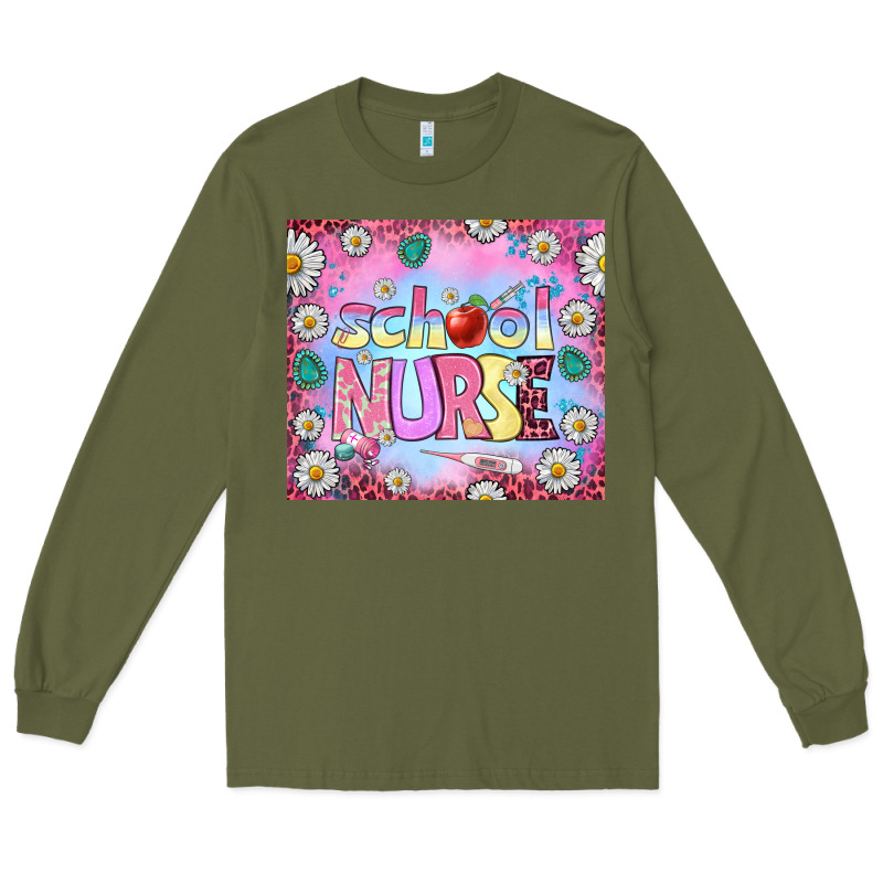School Nurse Tumbler Long Sleeve Tee by BundleAndBundleShop | Teevron