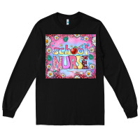 Black school nurse tumbler Long Sleeve Tee - BundleAndBundleShop