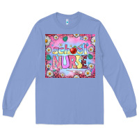 Colony Blue school nurse tumbler Long Sleeve Tee - BundleAndBundleShop