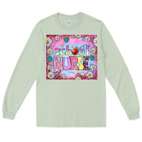 Matcha school nurse tumbler Long Sleeve Tee - BundleAndBundleShop