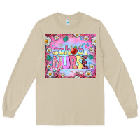 Mushroom school nurse tumbler Long Sleeve Tee - BundleAndBundleShop