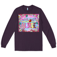 Plum school nurse tumbler Long Sleeve Tee - BundleAndBundleShop