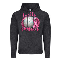Vintage Black Tackle Cancer Volleyball Vintage Hoodie - texasbilliewilder