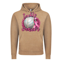 Vintage Coffee Tackle Cancer Volleyball Vintage Hoodie - texasbilliewilder