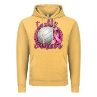 Vintage Mustard Tackle Cancer Volleyball Vintage Hoodie - texasbilliewilder