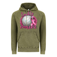 Vintage Olive Tackle Cancer Volleyball Vintage Hoodie - texasbilliewilder