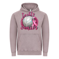 Vintage Zinc Tackle Cancer Volleyball Vintage Hoodie - texasbilliewilder