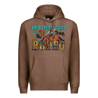 Chestnut and they call the thing rodeo Premium Hoodie - Artiststas