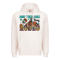 Pale Pink and they call the thing rodeo Premium Hoodie - Artiststas