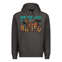 Smoke and they call the thing rodeo Premium Hoodie - Artiststas