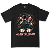 Black baseballmom messy bun Premium Tee - BarkalooDesign