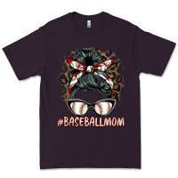 Plum baseballmom messy bun Premium Tee - BarkalooDesign