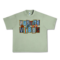 Oil Green winter vibes Urban Heavy Tee - FaDigitalArtStudio