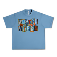 Pebble Blue winter vibes Urban Heavy Tee - FaDigitalArtStudio