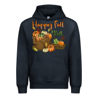Navy Happy Fall Y'all Urban Hoodie - texasbilliewilder