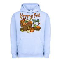 Pigment Grape Ice Happy Fall Y'all Urban Hoodie - texasbilliewilder