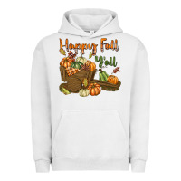 Pigment Lunar Rock Happy Fall Y'all Urban Hoodie - texasbilliewilder