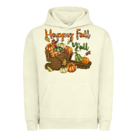 Pigment Pistachio Happy Fall Y'all Urban Hoodie - texasbilliewilder
