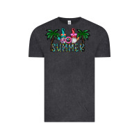Vintage Black summer Vintage Tee - CowhideDigitalArt