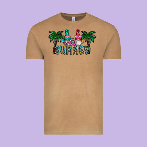 Summer Vintage Tee Designed By Cowhidedigitalart