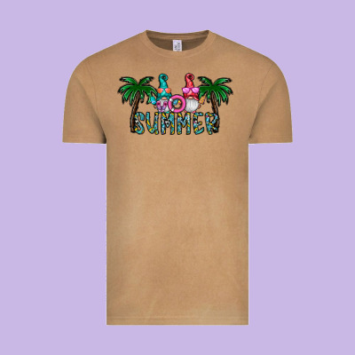 Summer Vintage Tee Designed By Cowhidedigitalart