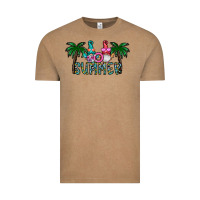 Vintage Coffee summer Vintage Tee - CowhideDigitalArt