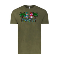 Vintage Olive summer Vintage Tee - CowhideDigitalArt